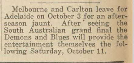 1947 Carlton vs Melbourne