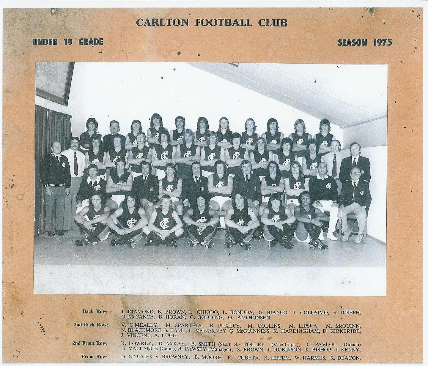 1975 U19s